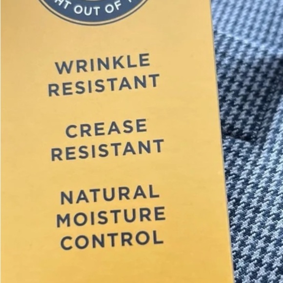 Stafford NWT Signature Sport Coat size 42 Navy/Gray  Houndstooth w/Pockets - Picture 6 of 12